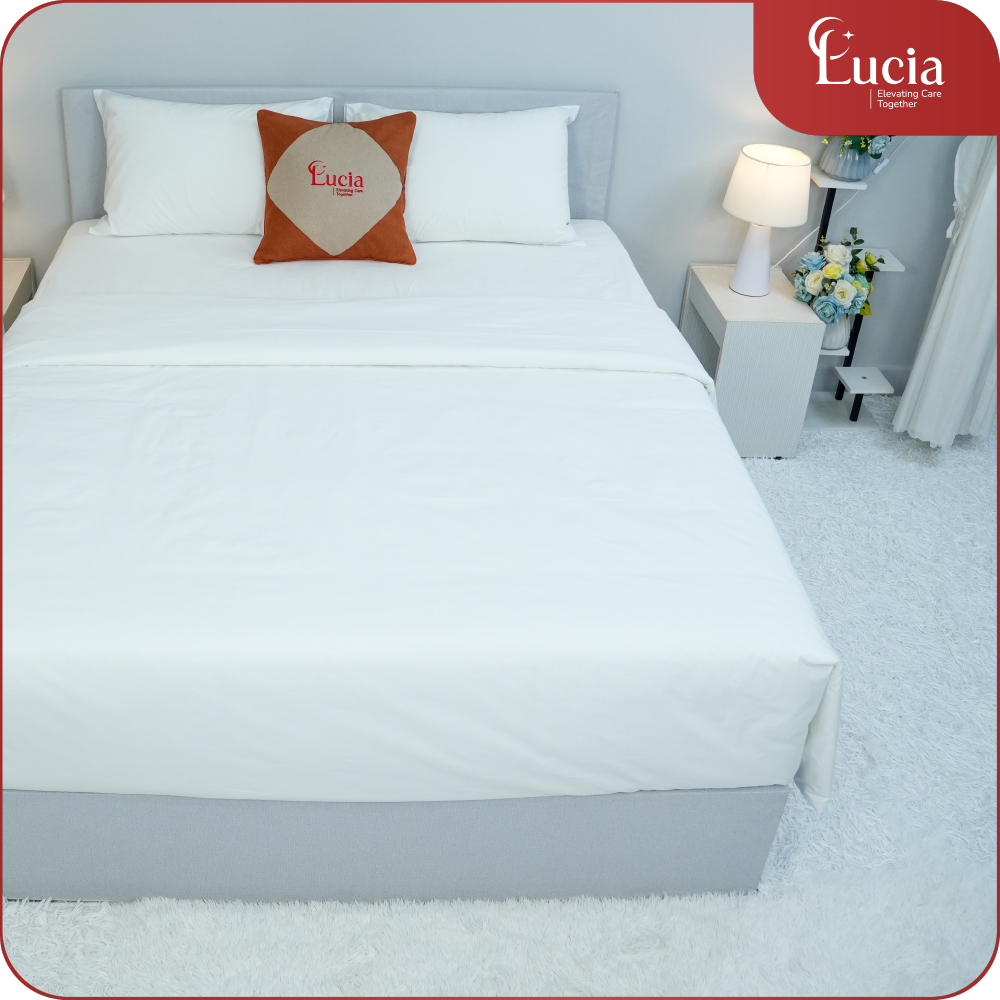 Ga Gối Khách Sạn 1 sao | Vải CVC T200 trắng trơn | Ít nhăn dễ giặt