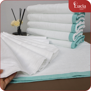 Khăn Tắm Khách sạn - Homesaty | 70x140x312g Sợi se đôi bền chắc | Hàng xuất khẩu Loại B