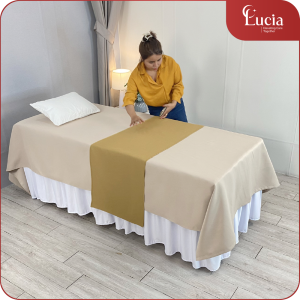 Ga Phủ Giường Massage | Vải thun | Không nhăn dễ giặt