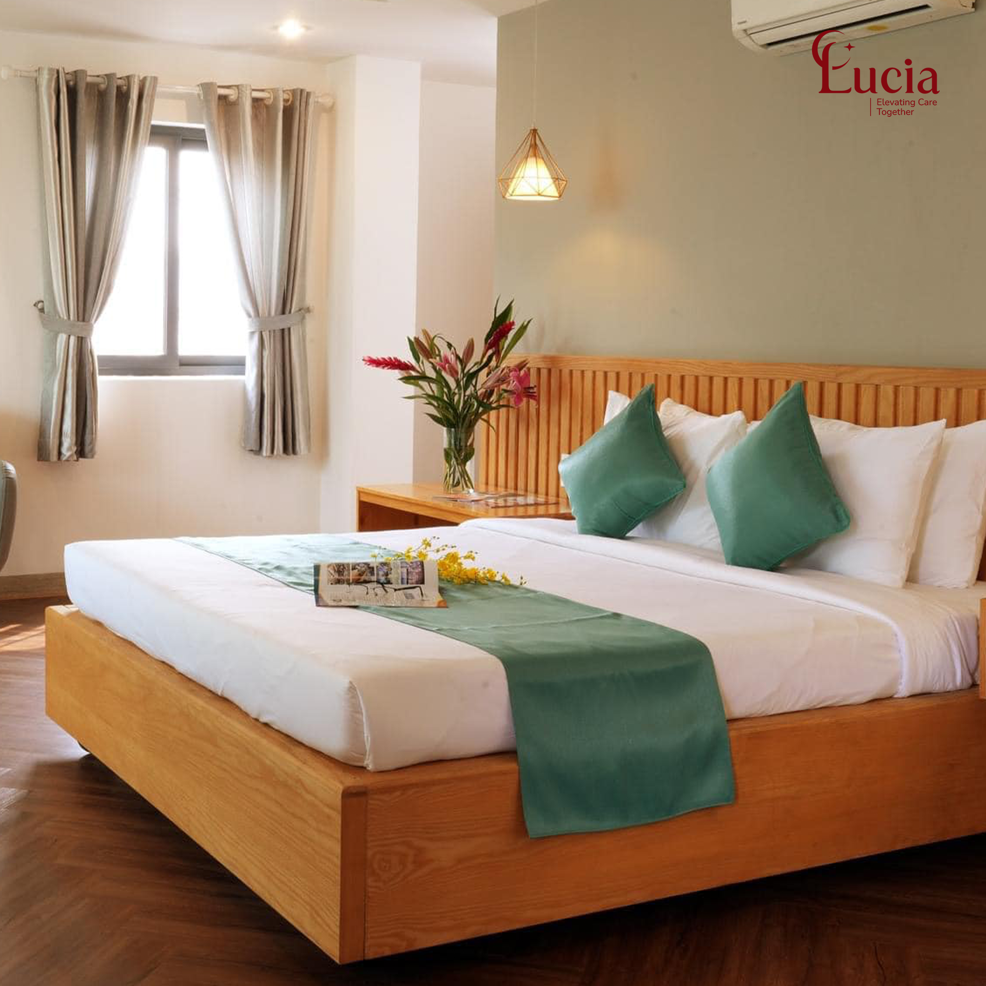 Dành Cho Khách Sạn 2-3 Sao | Chăn Ga Gối Vải CVC T300 Trắng Trơn - Ảnh 8