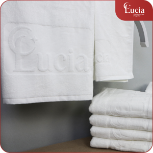 Khăn Khách Sạn Dệt Logo