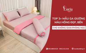 Top 3+ mẫu ga giường màu hồng đẹp, ngọt ngào cho không gian phòng ngủ