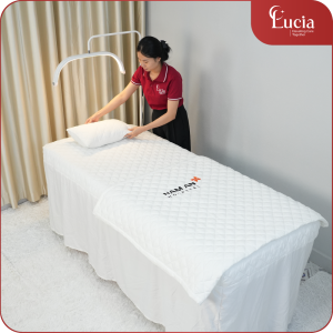 Bộ Ga Giường Phòng Khám | Tencel Micro mềm mát - màu trắng