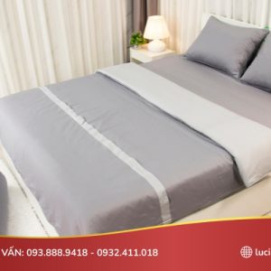 Tông màu xám giúp không gian phòng ngủ trở nên ấm cúng, yên bình hơn 