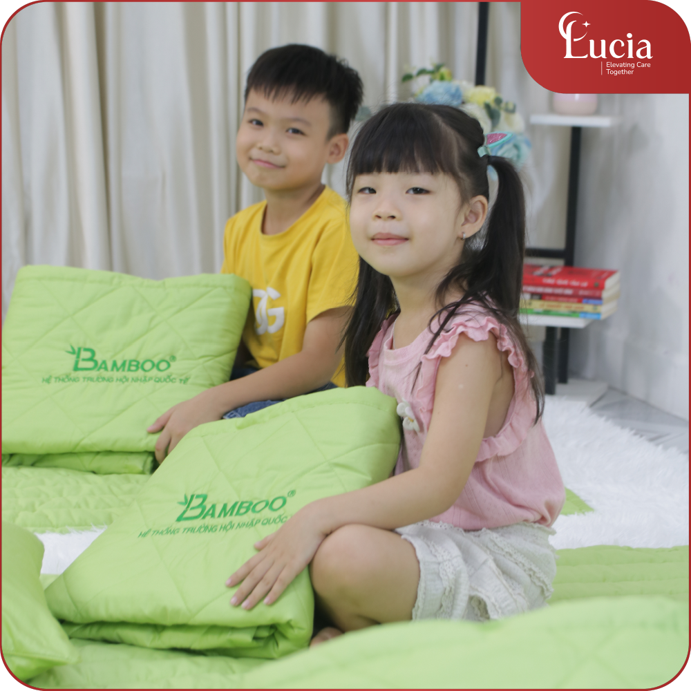 Bộ Mền Gối Tiểu Học | Cotton Satin Hàn Quốc | Thêu logo - Ảnh 5