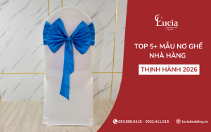 Top 5+ mẫu nơ ghế nhà hàng được ưa chuộng hiện nay [2026]