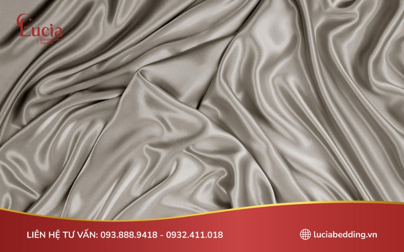 Vải may ga giường chất liệu Satin, mềm mượt và sang trọng