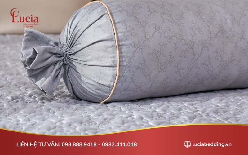 Bộ chăn ga gối lụa tencel phủ chần mềm mại, êm ái của Amando