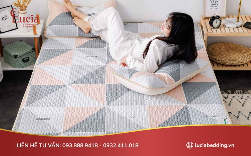 Bộ ga gối trải giường điều hoà của Dion mát mẻ, lưu thông không khí tốt