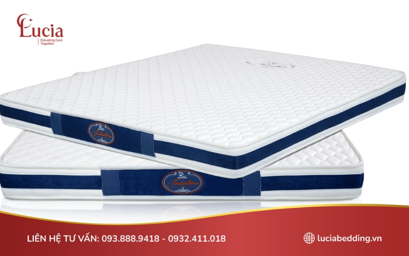 Lựa chọn các dòng nệm làm bằng cao su hoặc chất liệu chuyên dùng để tránh ẩm mốc, hư hỏng