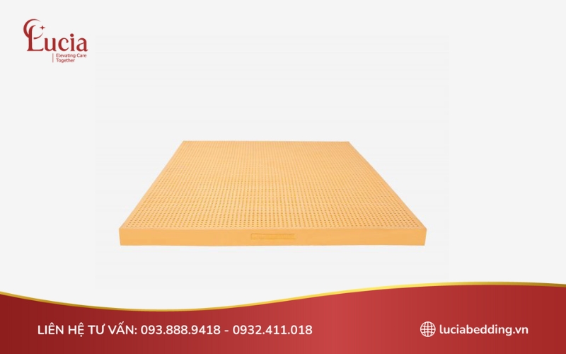 Nệm cao su thiên nhiên nguyên khối của Lucia Bedding