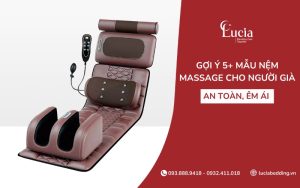 Gợi ý 5+ mẫu nệm massage cho người già an toàn, êm ái khi dùng