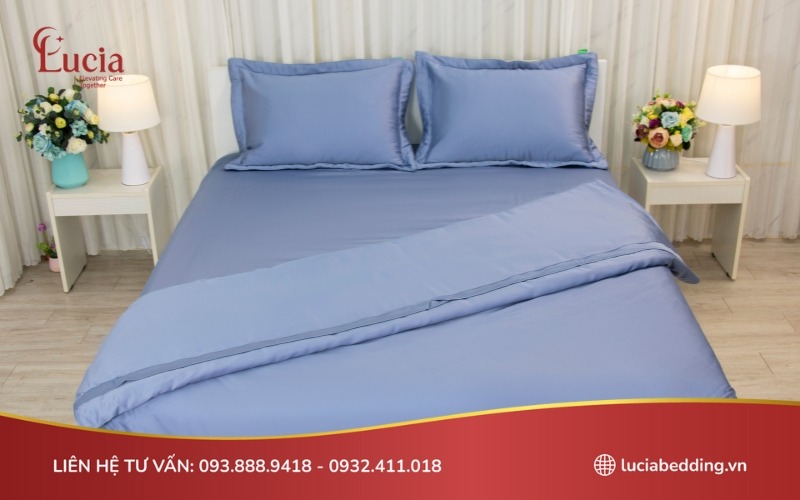 Bộ chăn ga gối đệm chất liệu Tencel Modal của Lucia Bedding