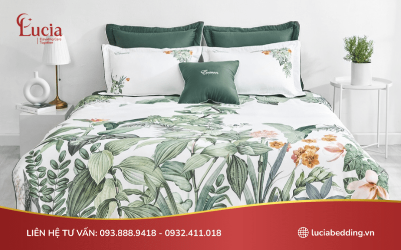 Ga giường cao cấp cotton có độ bền cao, sử dụng được lâu dài