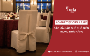 Áo ghế tiệc cưới là gì? Các mẫu áo ghế phổ biến trong nhà hàng