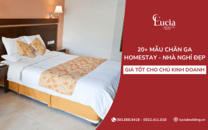 20+ Mẫu chăn ga homestay - nhà nghỉ đẹp, giá tốt cho chủ kinh doanh