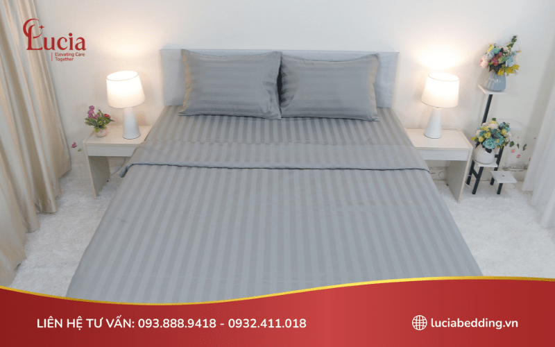 Lựa chọn các dòng ga giường khách sạn đảm bảo độ bền cao với định lượng vải phù hợp
