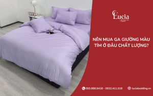 Nên mua ga giường màu tím ở đâu đẹp, chất lượng?